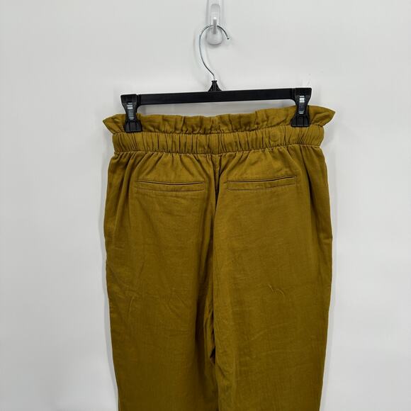 LOFT High Rise Straight Petite Tie Wast Paperbag Pants // Small Petite - Picture 6 of 9